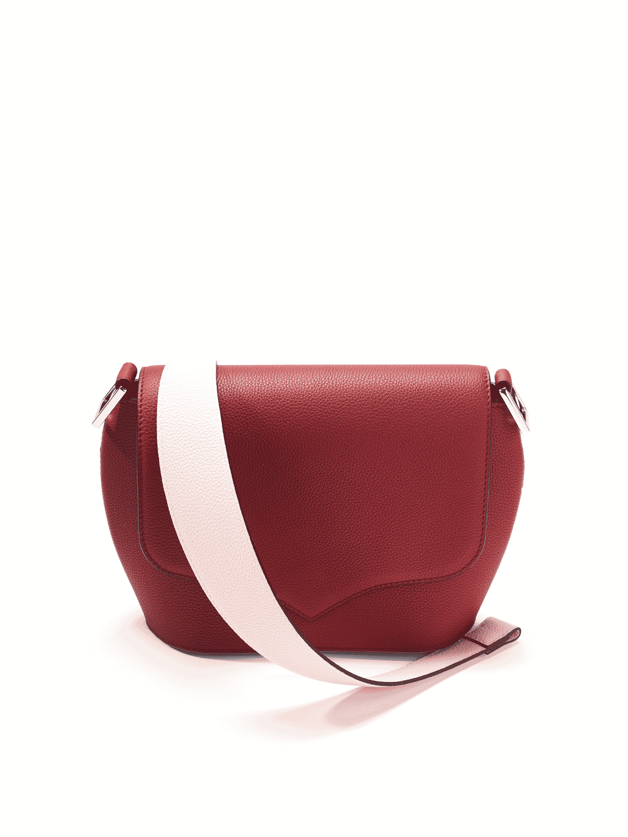 bag leather jean rousseau white red