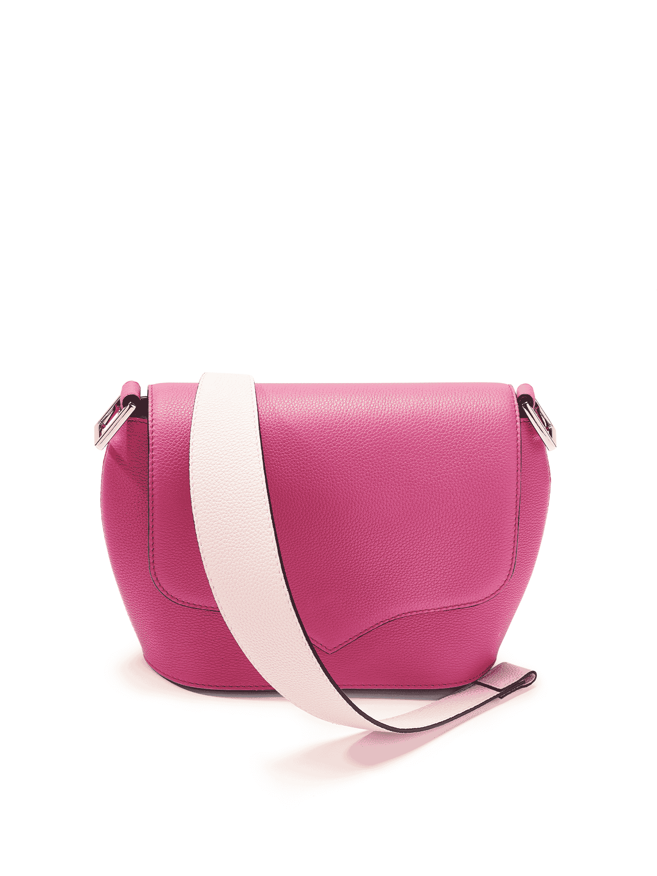 bag leather jean rousseau red white pink