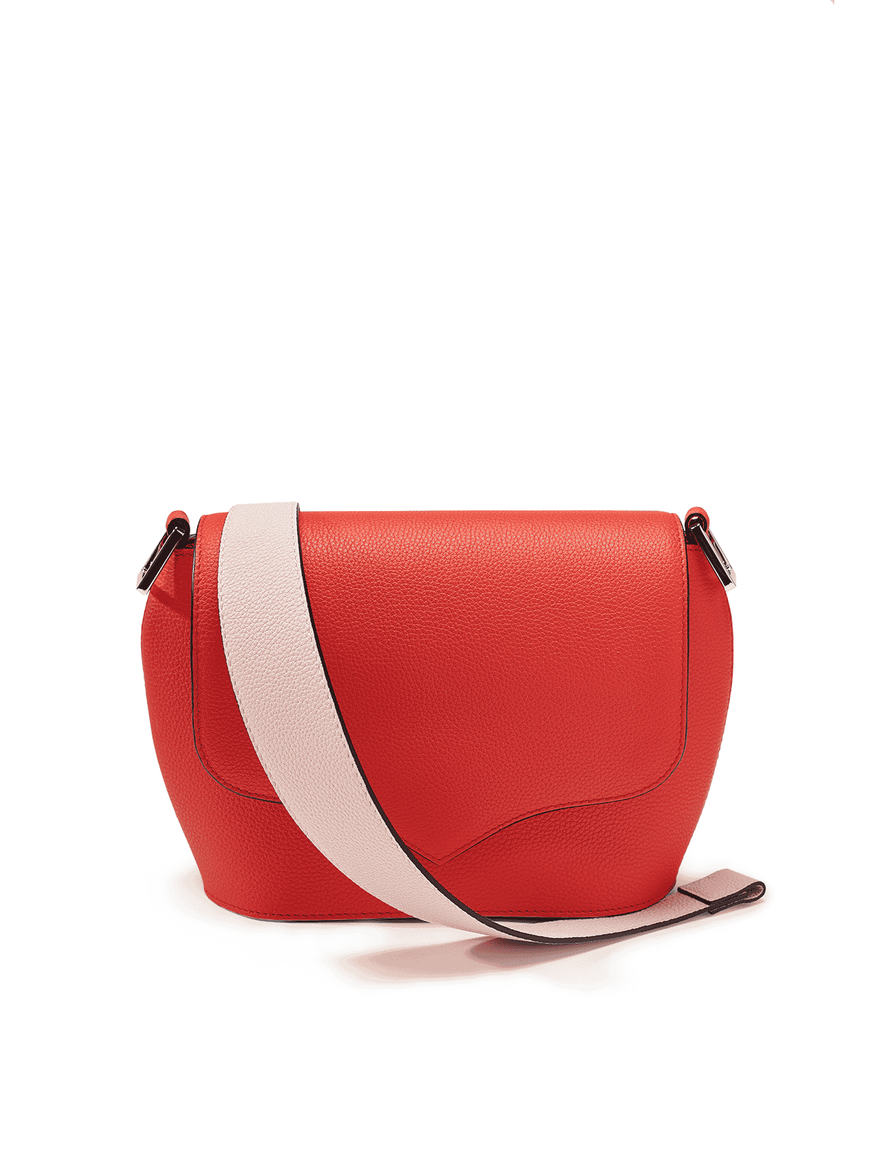 bag leather jean rousseau red white