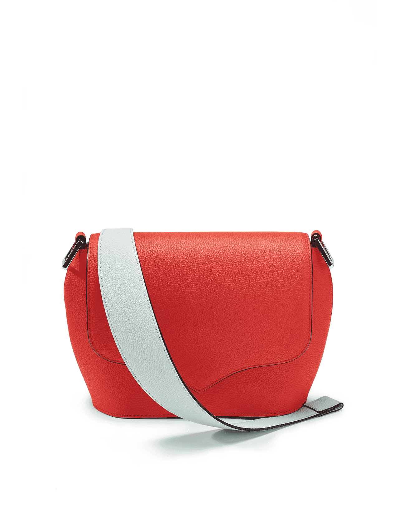 bag leather jean rousseau red white