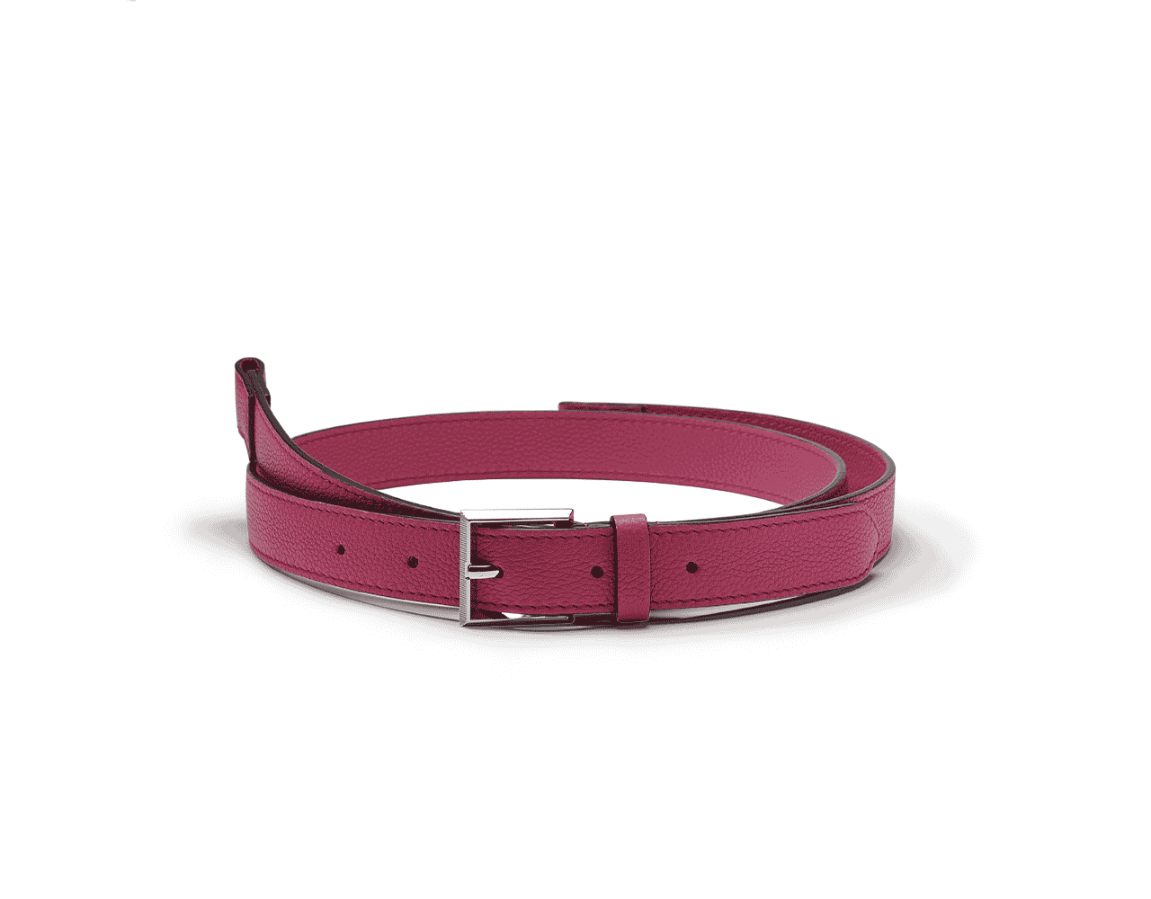belt leather jean rousseau pink