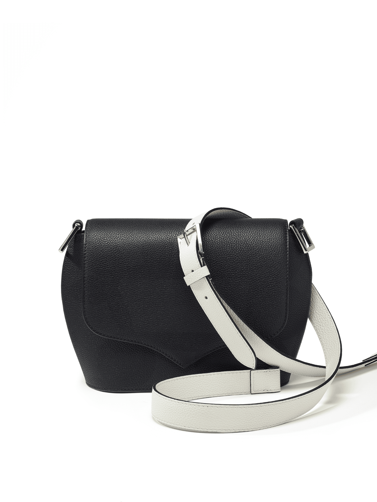 bag leather jean rousseau black white