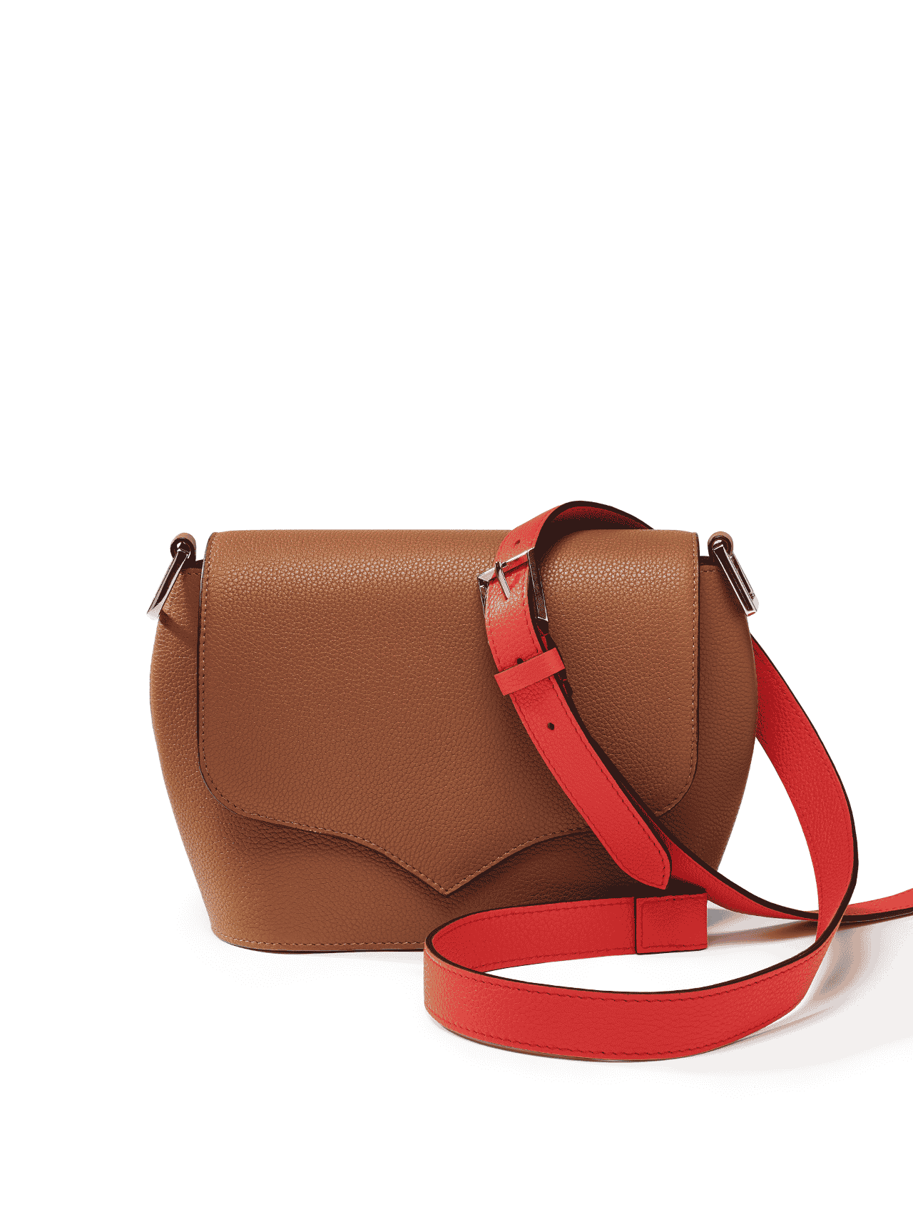 bag leather jean rousseau brown pink