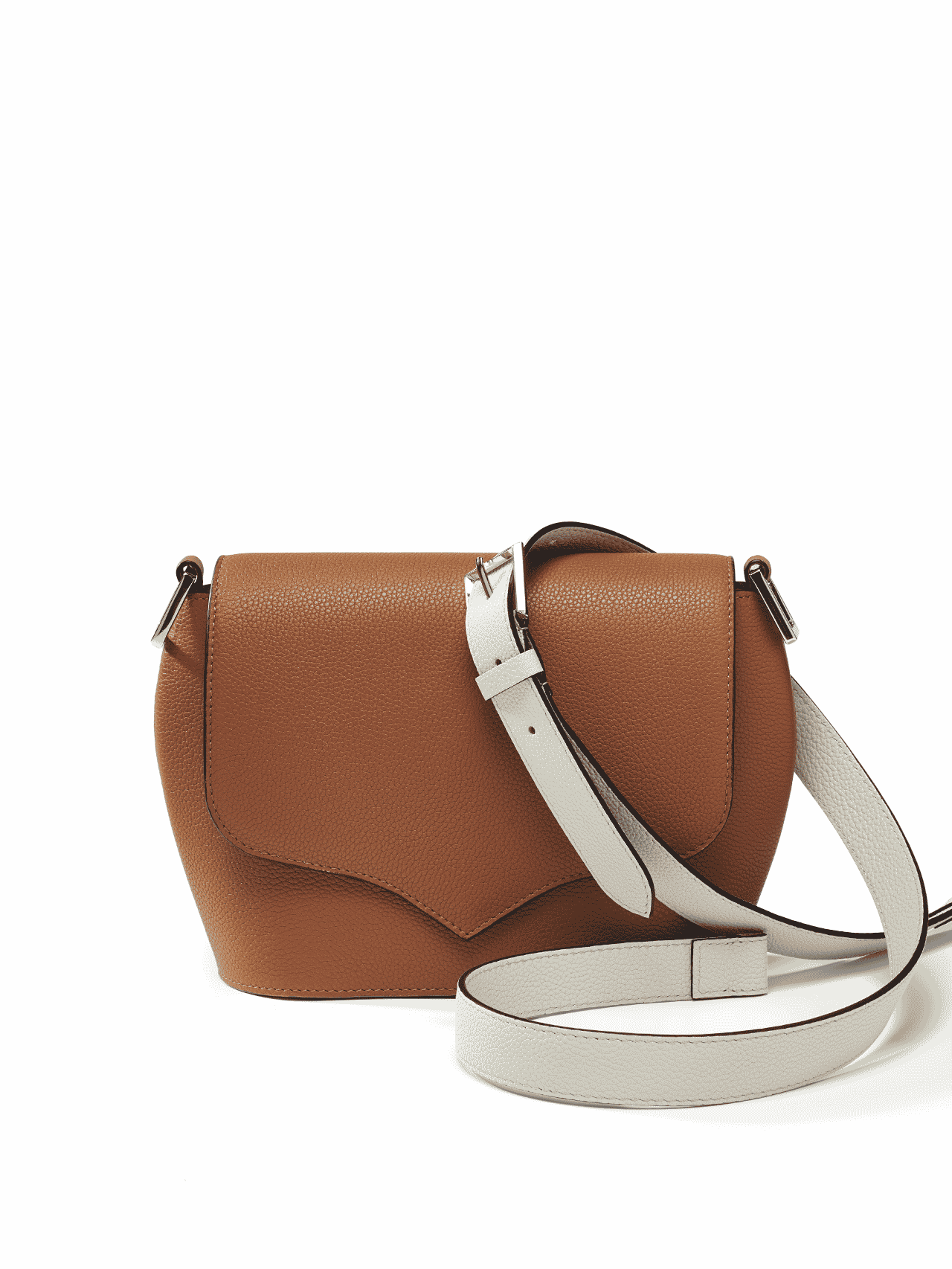 bag leather jean rousseau brown white