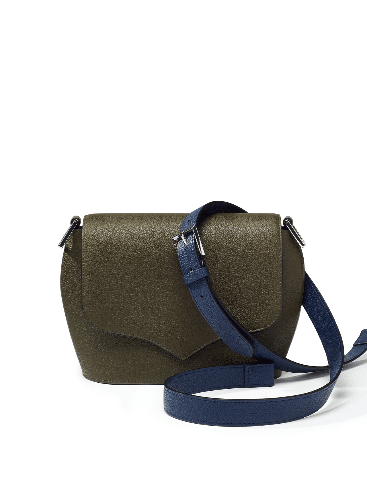 bag leather jean rousseau green blue