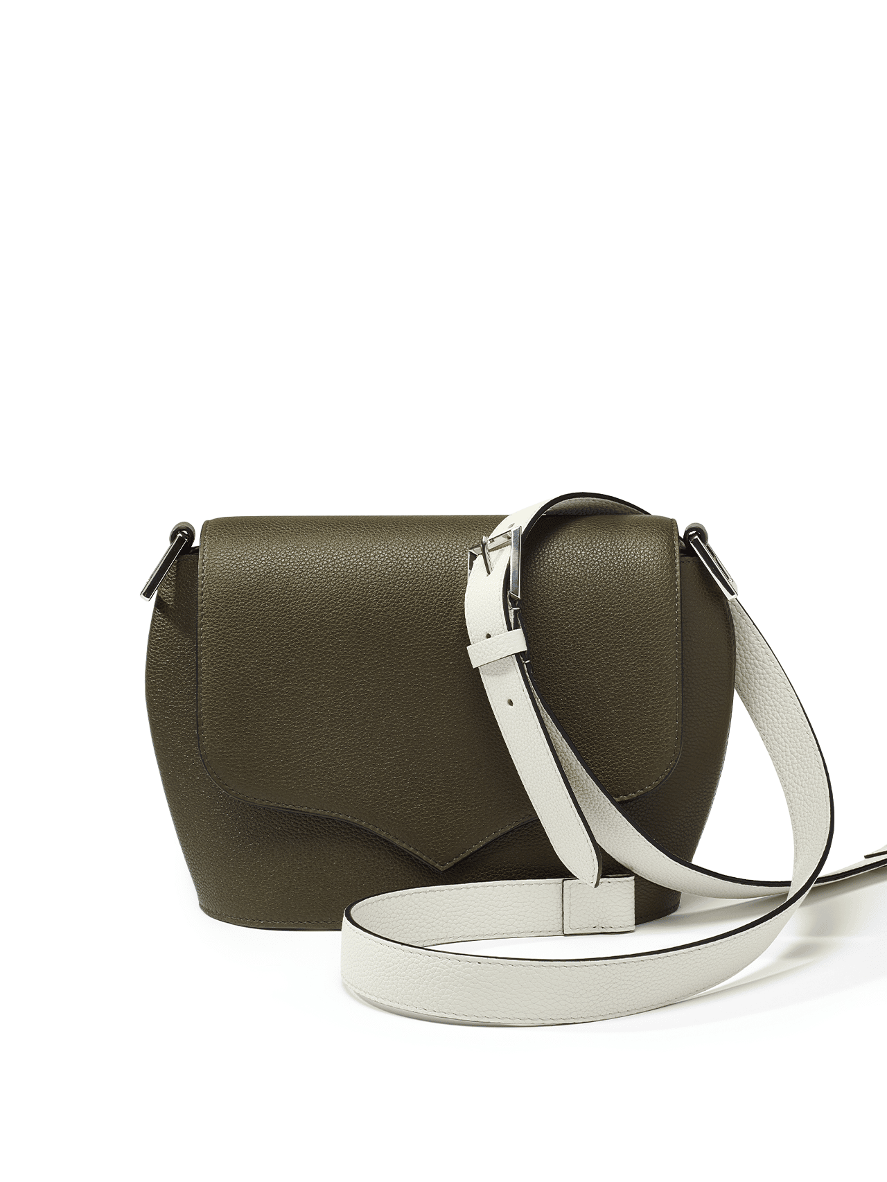 bag leather jean rousseau green white
