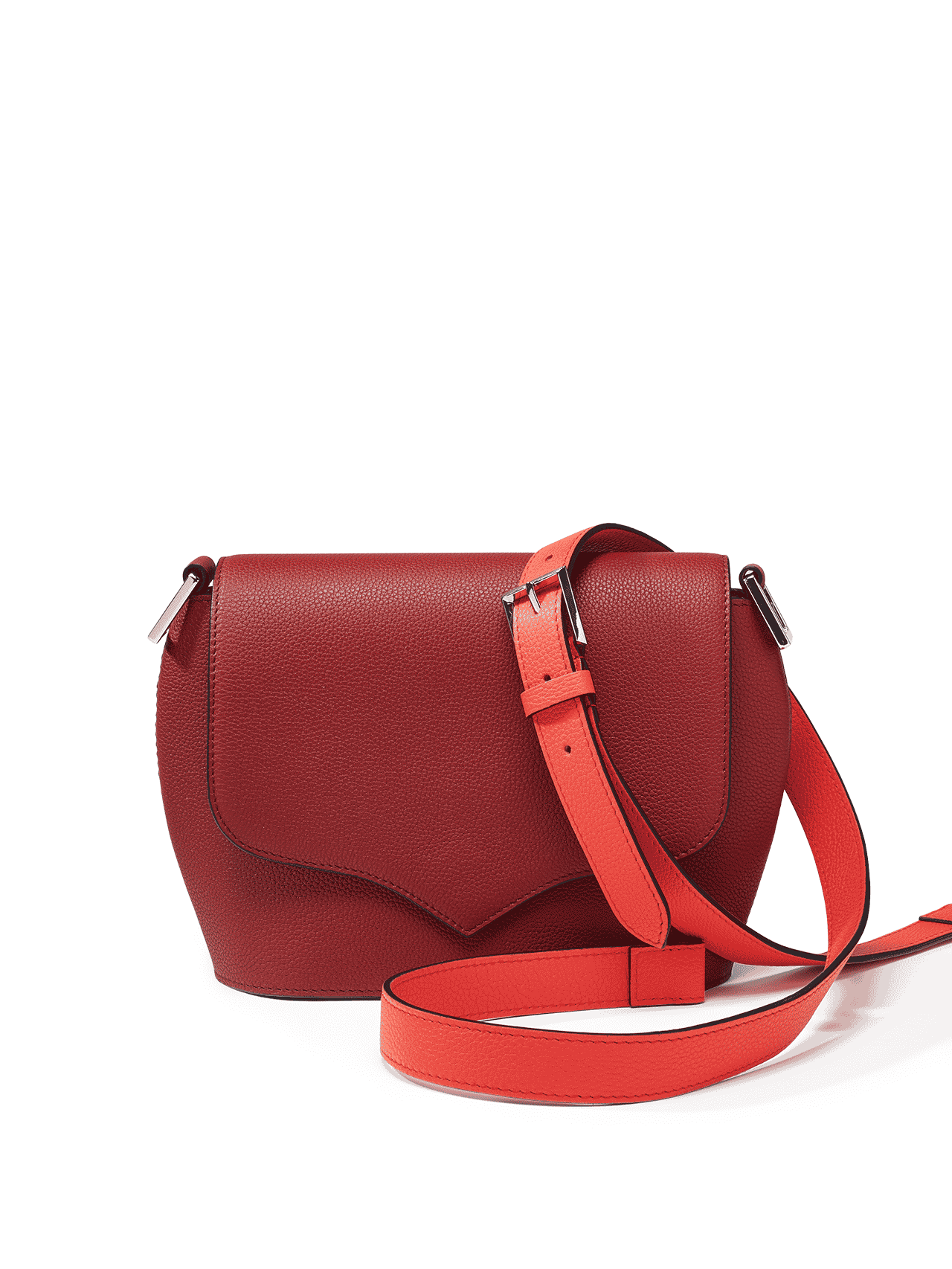 bag leather jean rousseau beige red