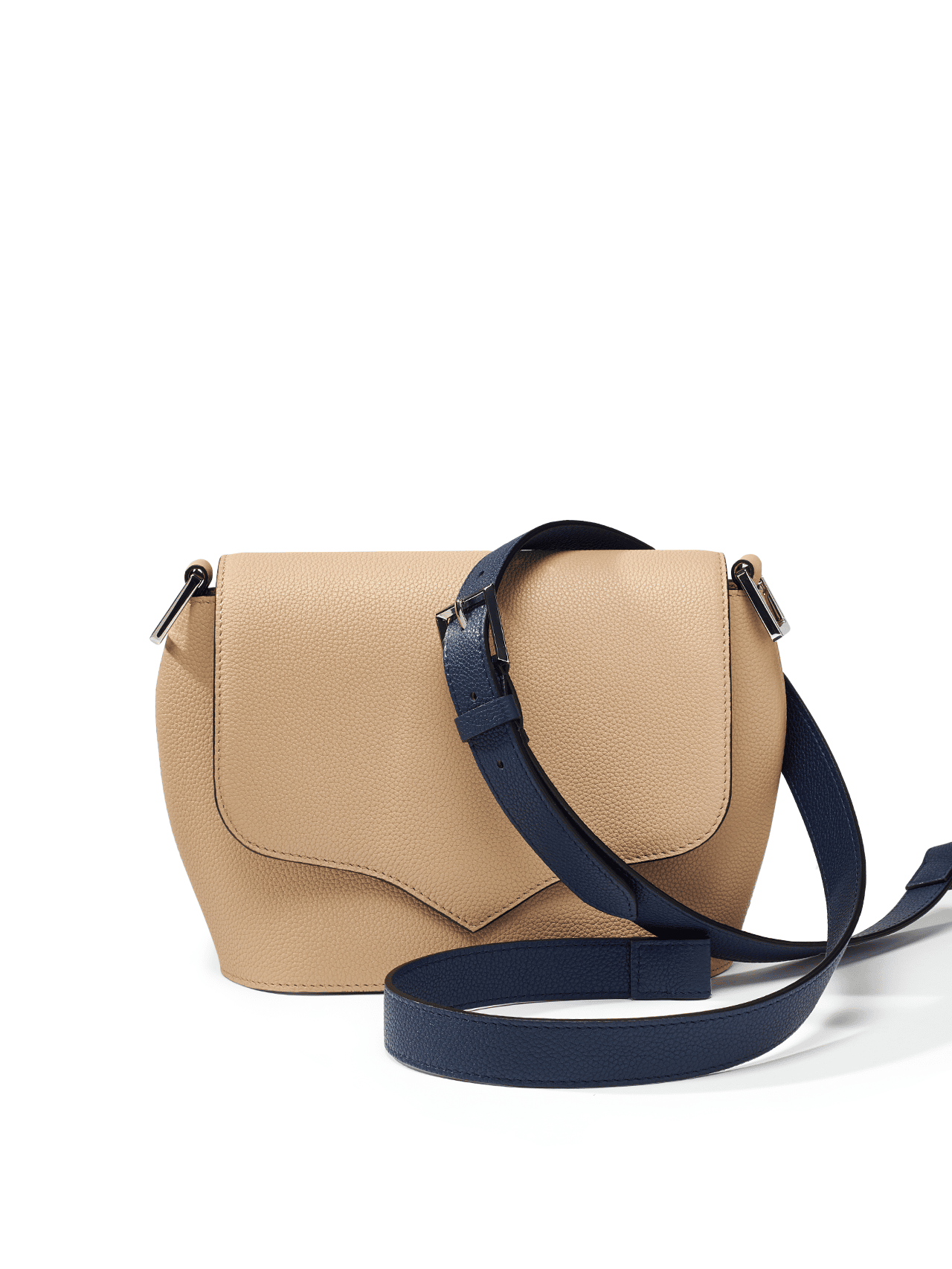 bag leather jean rousseau beige blue