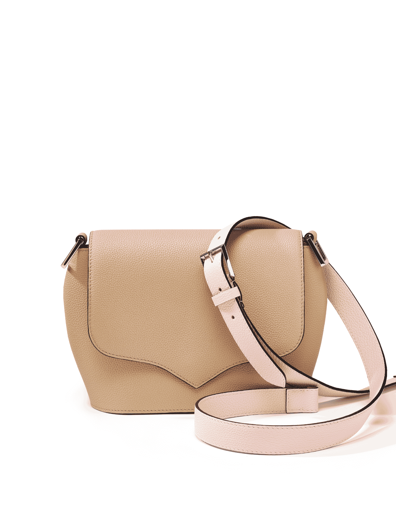 bag leather jean rousseau beige pink
