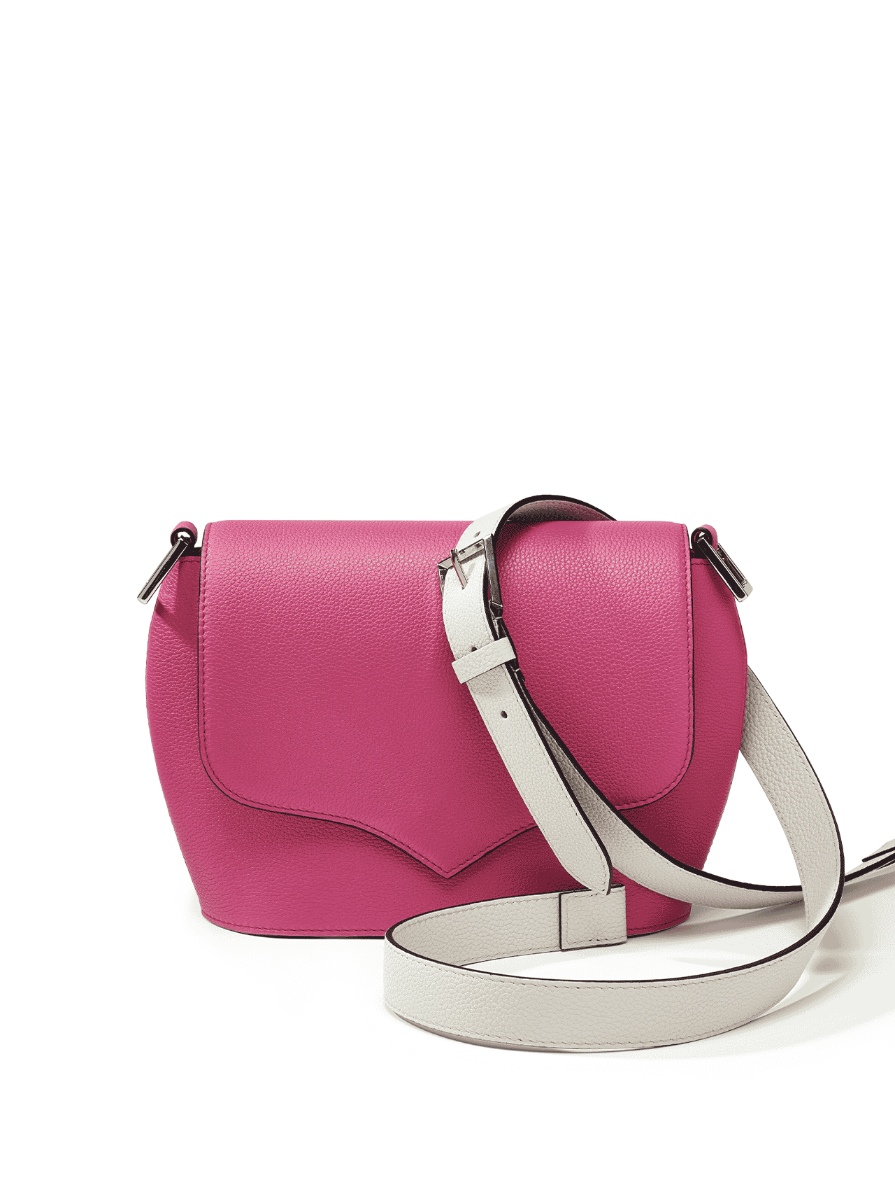 bag leather jean rousseau pink white