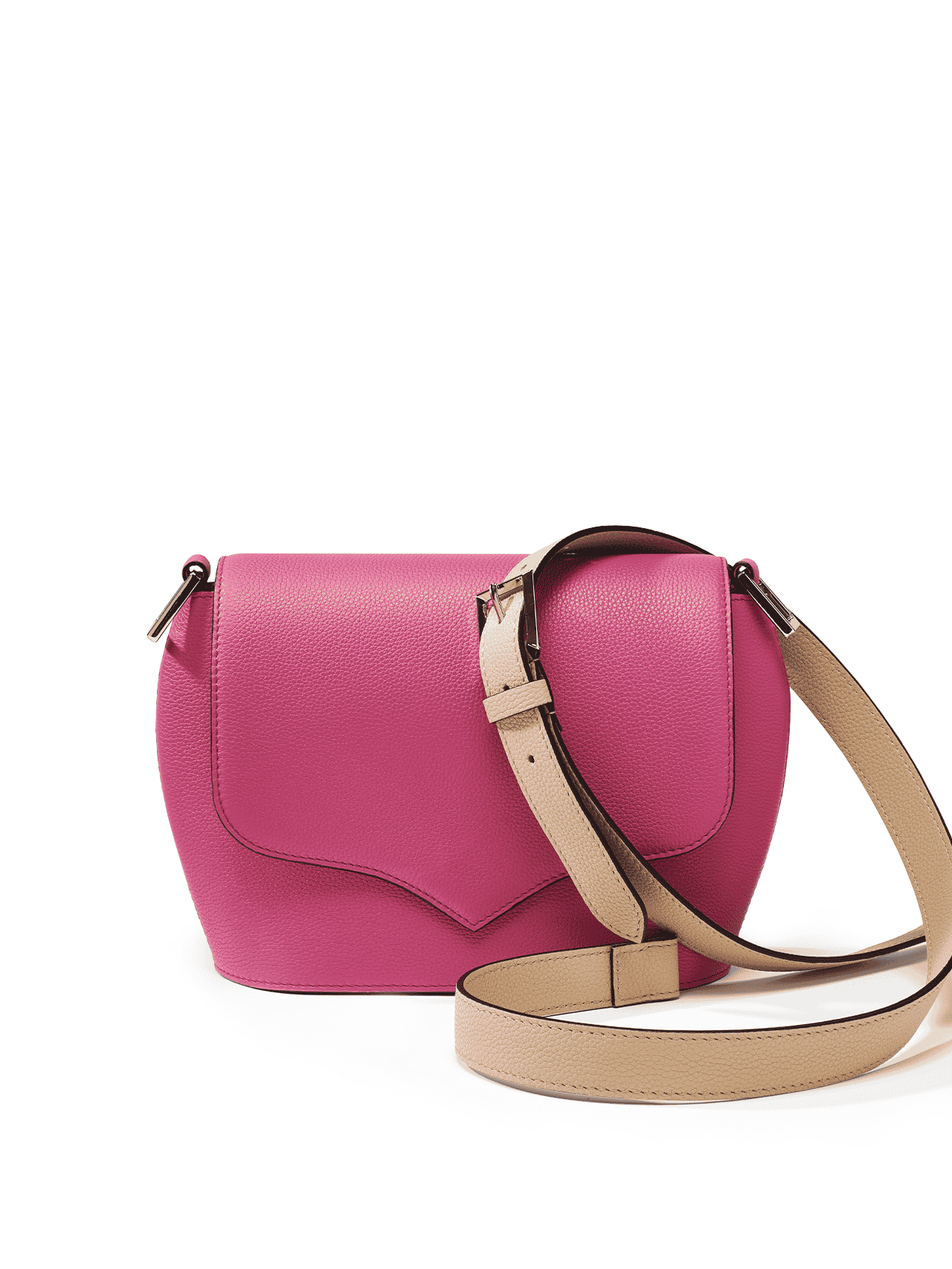 bag leather jean rousseau pink purple beige