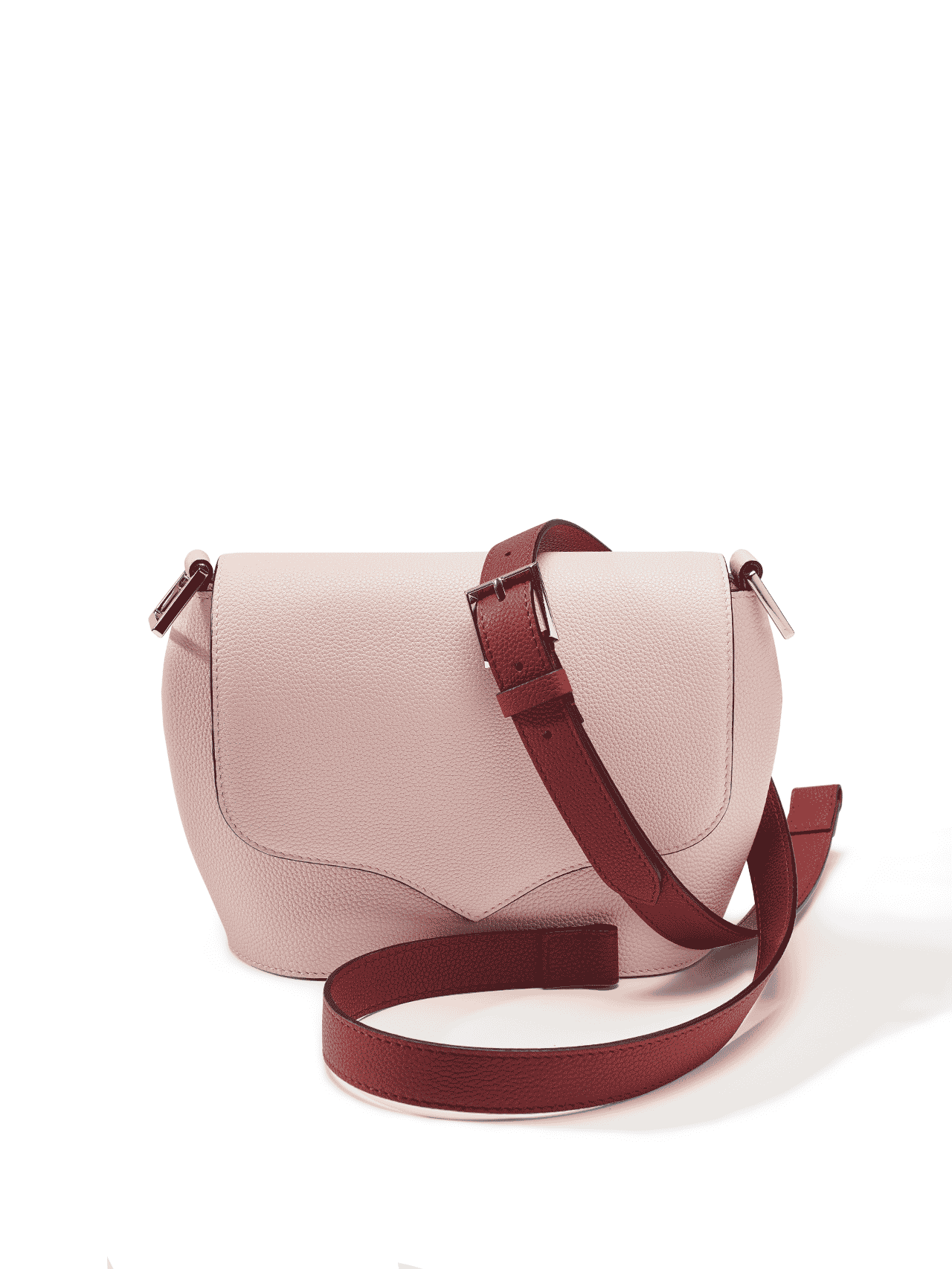 bag leather jean rousseau pink red