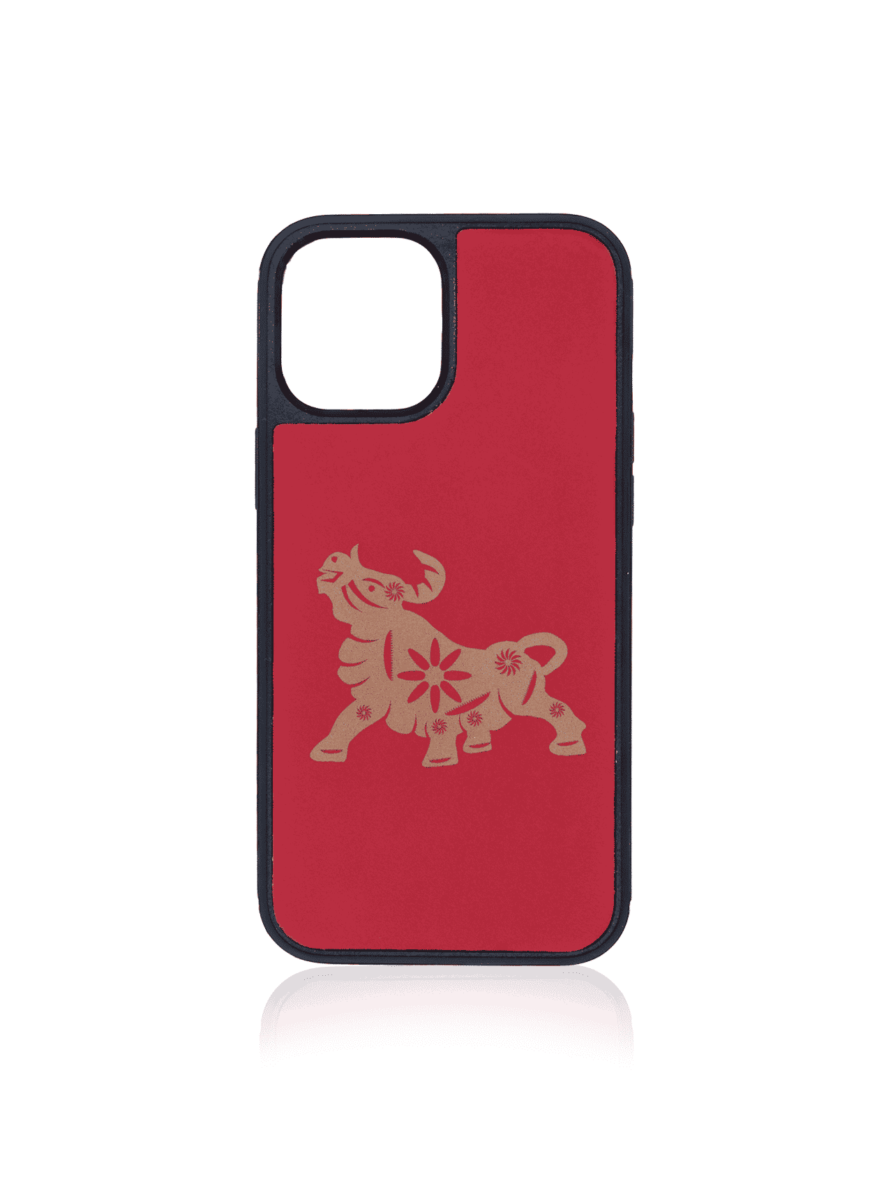 Iphone case red bull gold apple