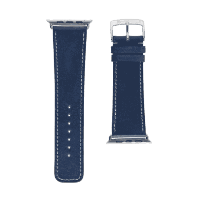 Apple Watch Strap Classic Vintage calf Blue
