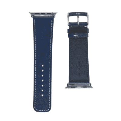 Apple Watch Strap Classic Vintage calf Blue