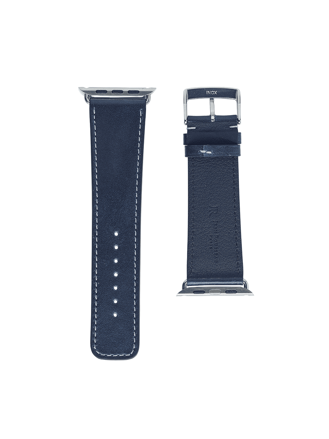 Apple Watch Strap Classic Vintage calf Blue - Image 2