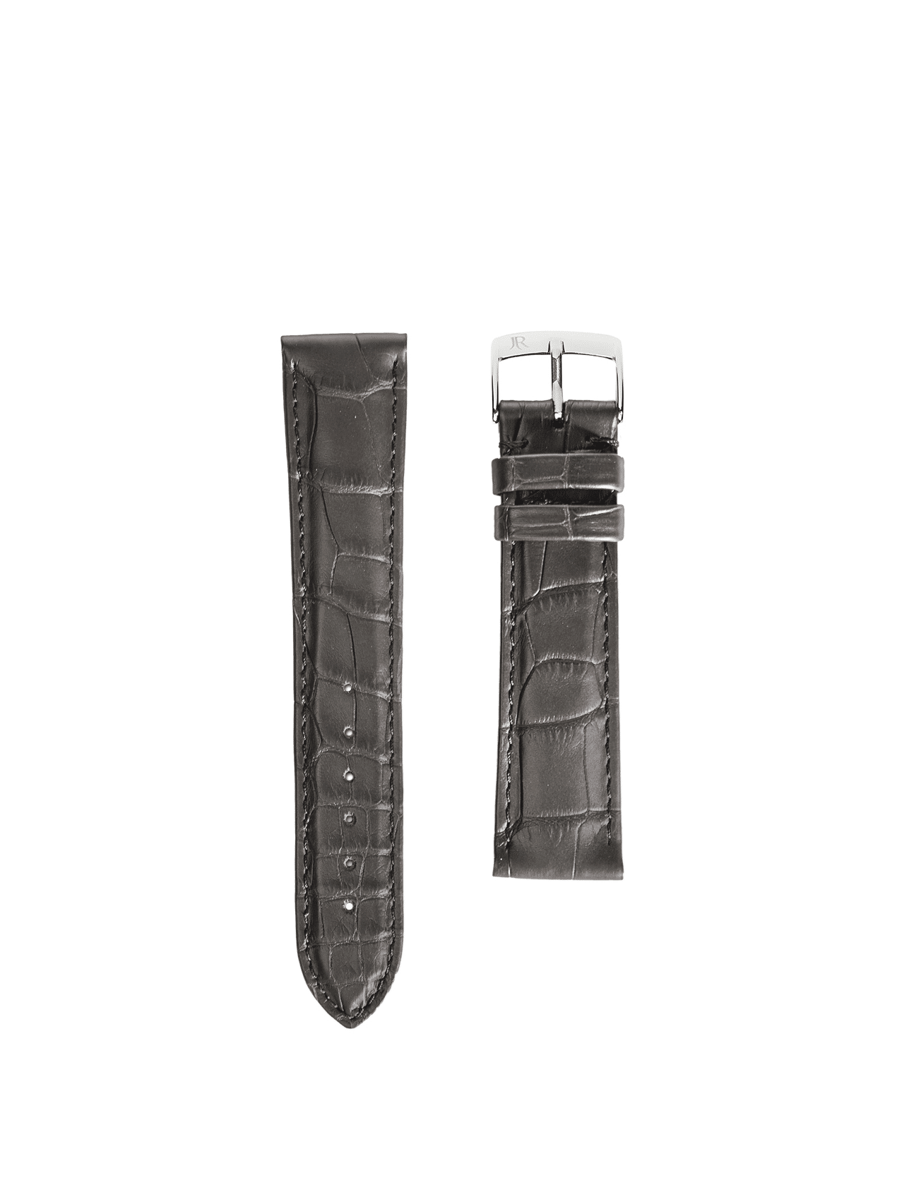 watch strap Alligator grey matte women