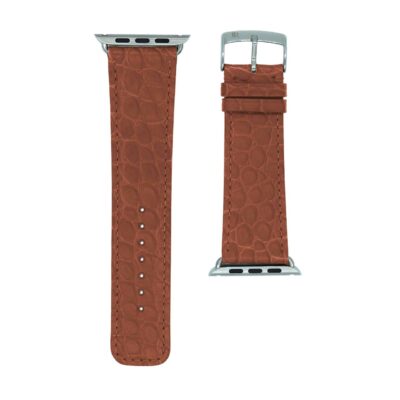 Apple Watch bracelet Alligator Brown Men