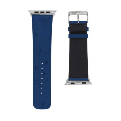 <span class="cat_name">Classic Apple Watch strap</span><br><span class="material_name">Ostrich</span><br><span class="color_name">Sapphire</span>