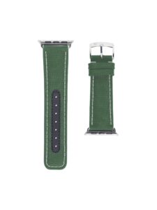 Apple compass strap white stitching
