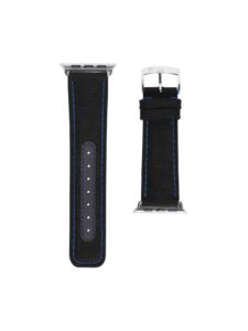 Apple compass strap blue stitching
