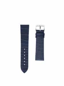 Bracelet de montre Alligator Chic bleu marine
