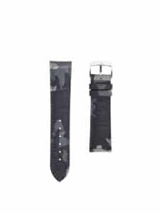 Watch Strap 3.5 Alligator Camouflage Black