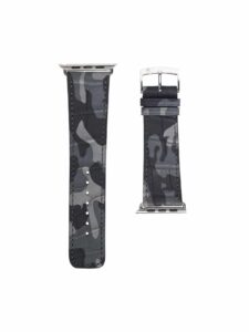 Apple watch Strap Alligator Camouflage Black