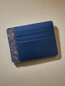 CNI cardholder Sawaya collection Sarasa grey-blue