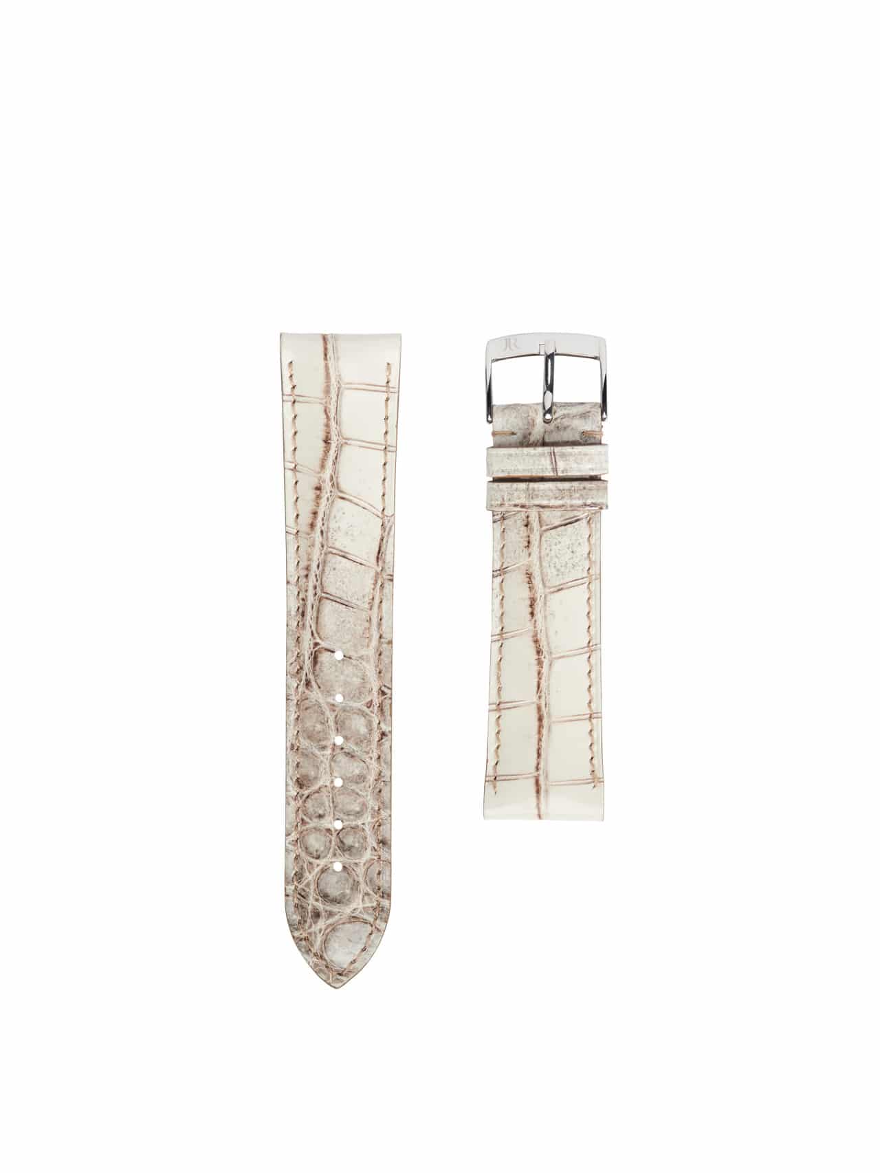 classic Watch band Alligator white men