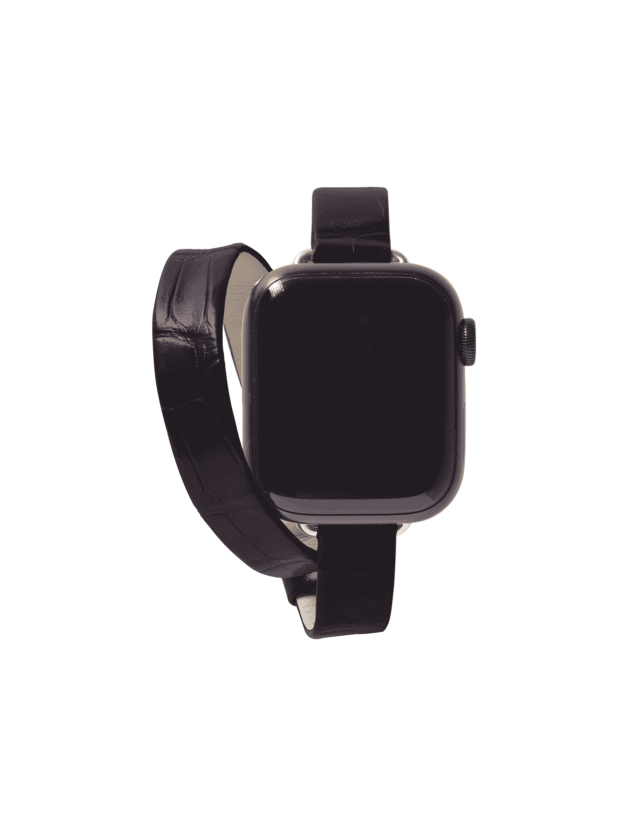 Apple Watch double bracelet Alligator Purple Bright Women