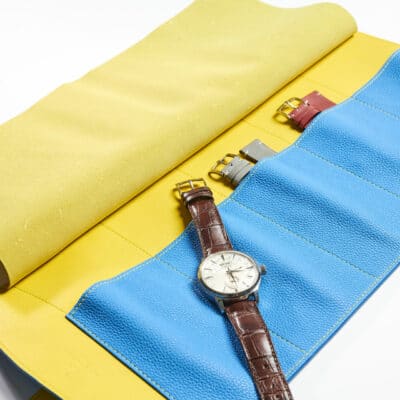 Soft watch roll calf light blue