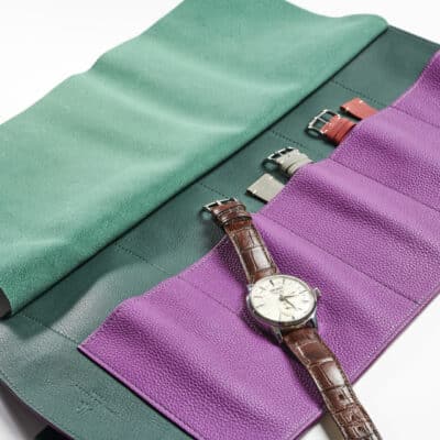Soft watch roll calf purple