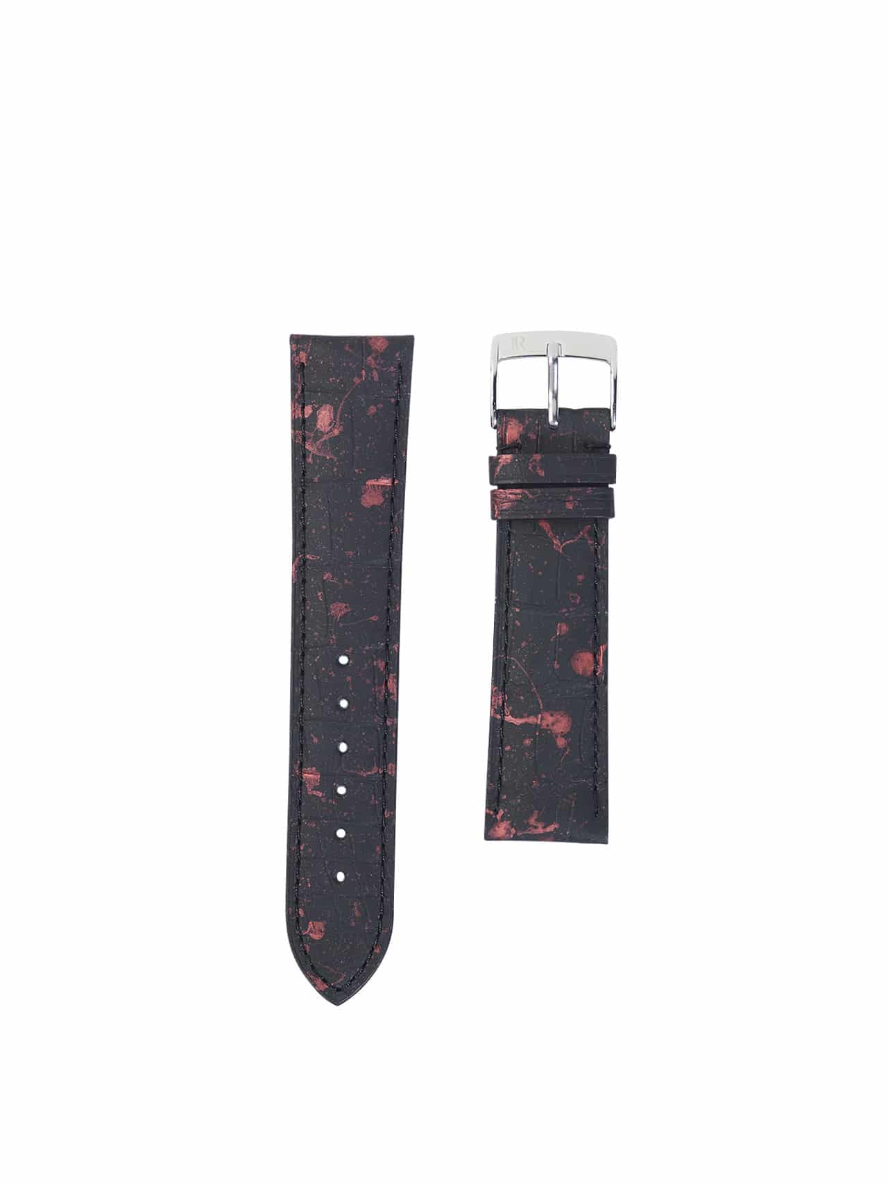 Watch strap 3.5 Asteria rubber touch crocodile back
