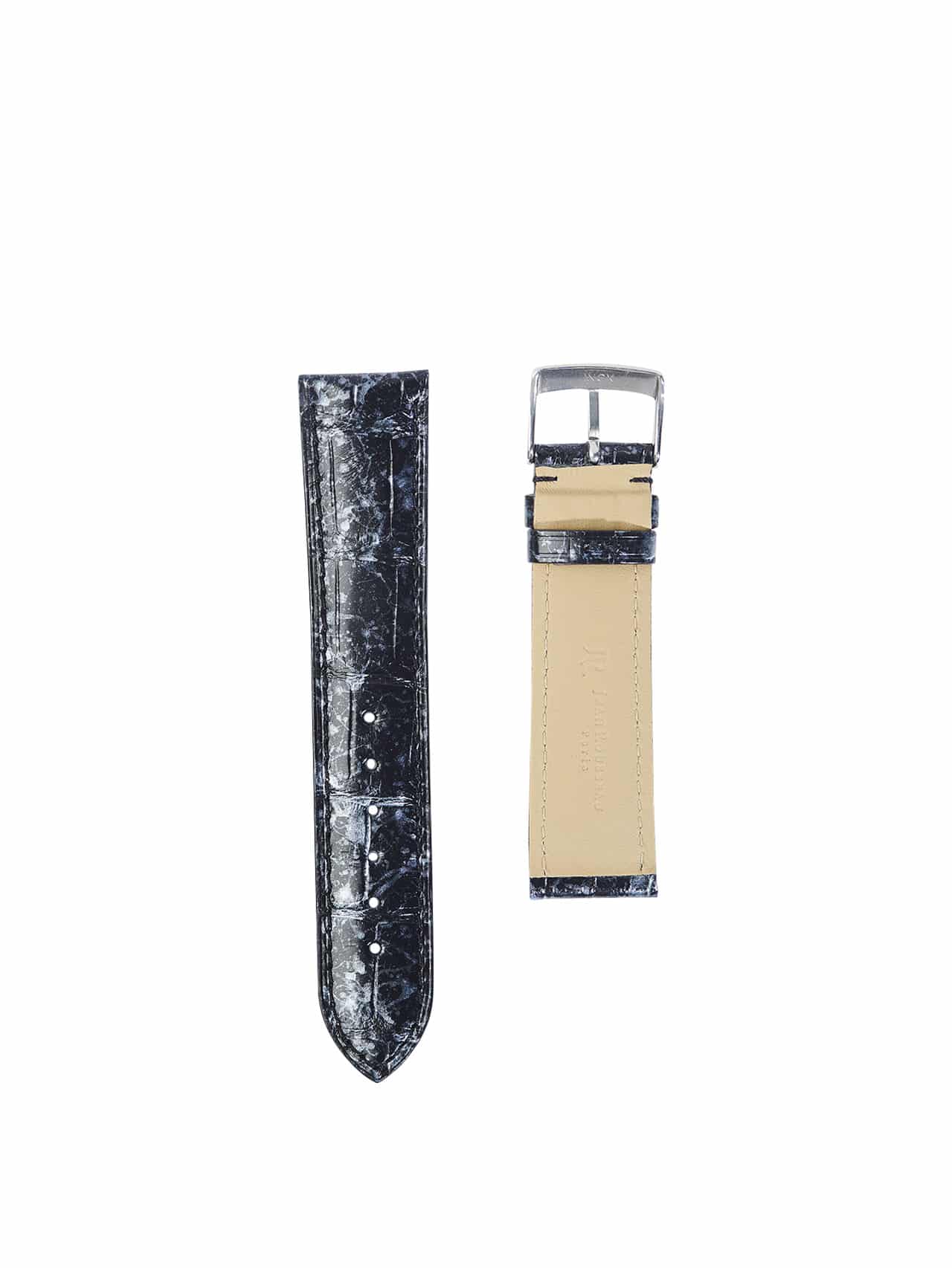 Watch strap 3.5 Asteria crocodile silver back