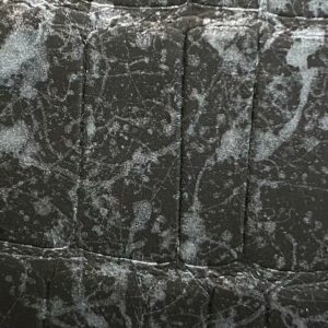  阿斯忒里亞 鱷魚皮 - 銀色 橡膠觸感