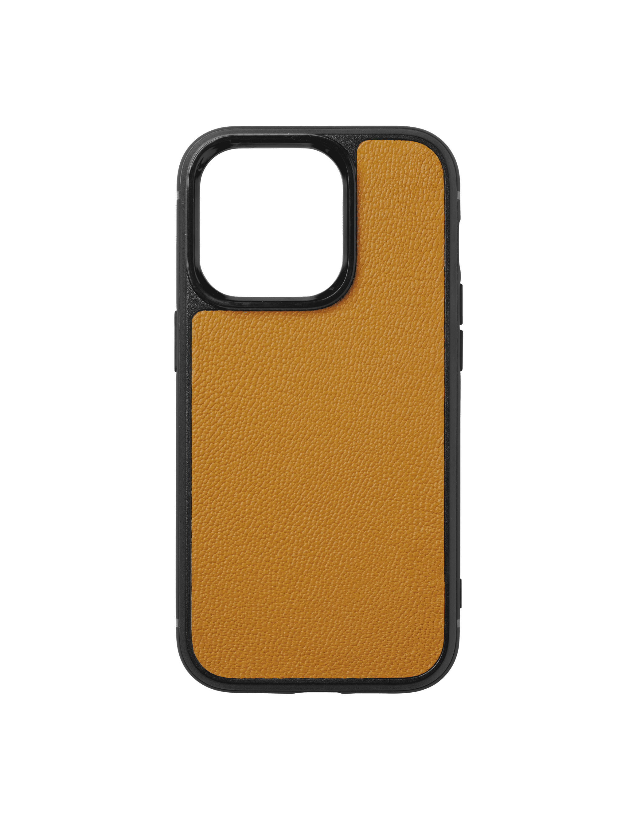 iphone case 14 leather calf yellow