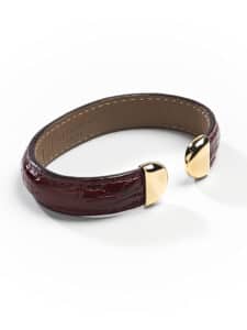 Neptune Bracelet garnet alligator