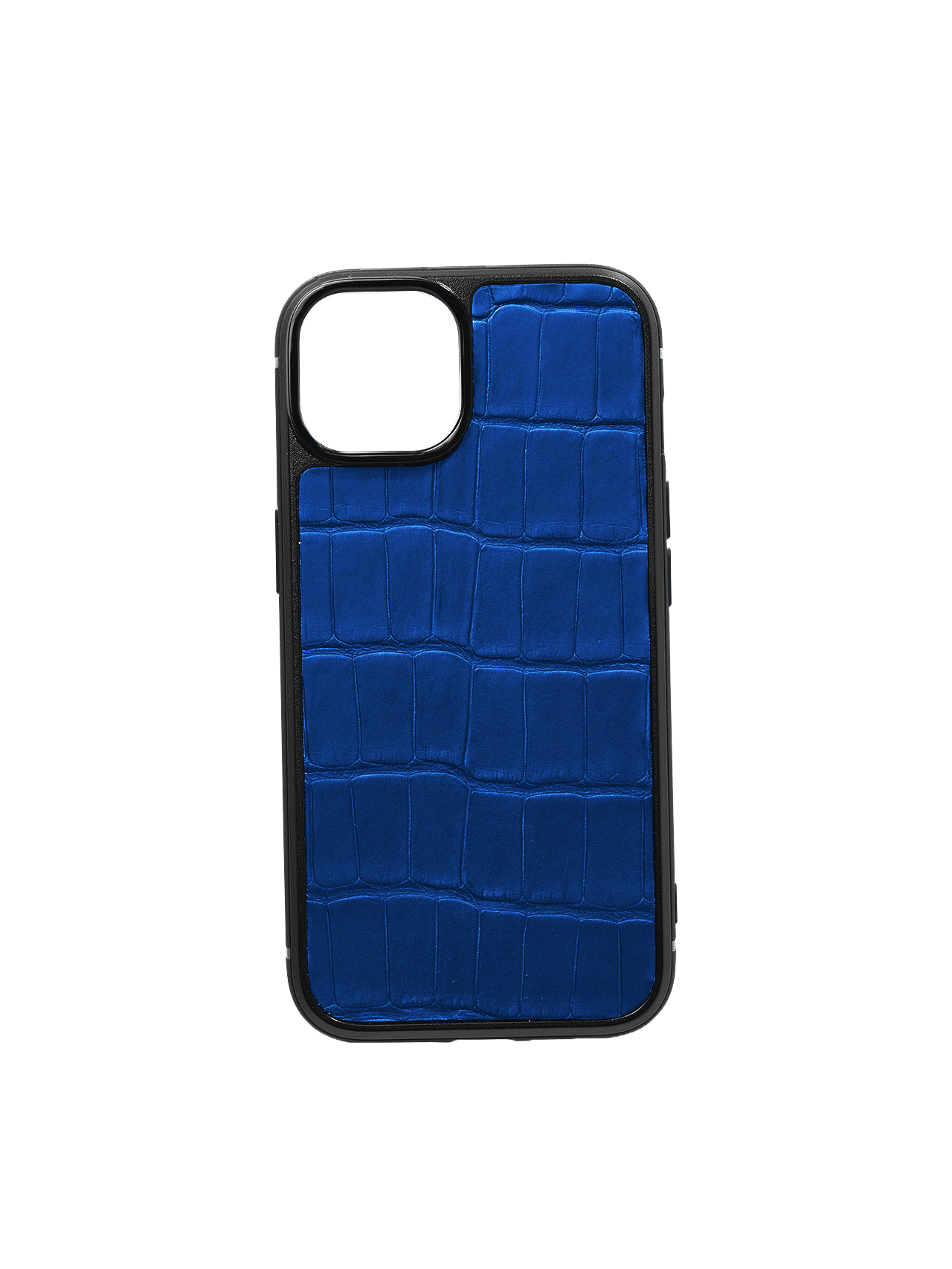 iphone case 14 leather crocodile blue
