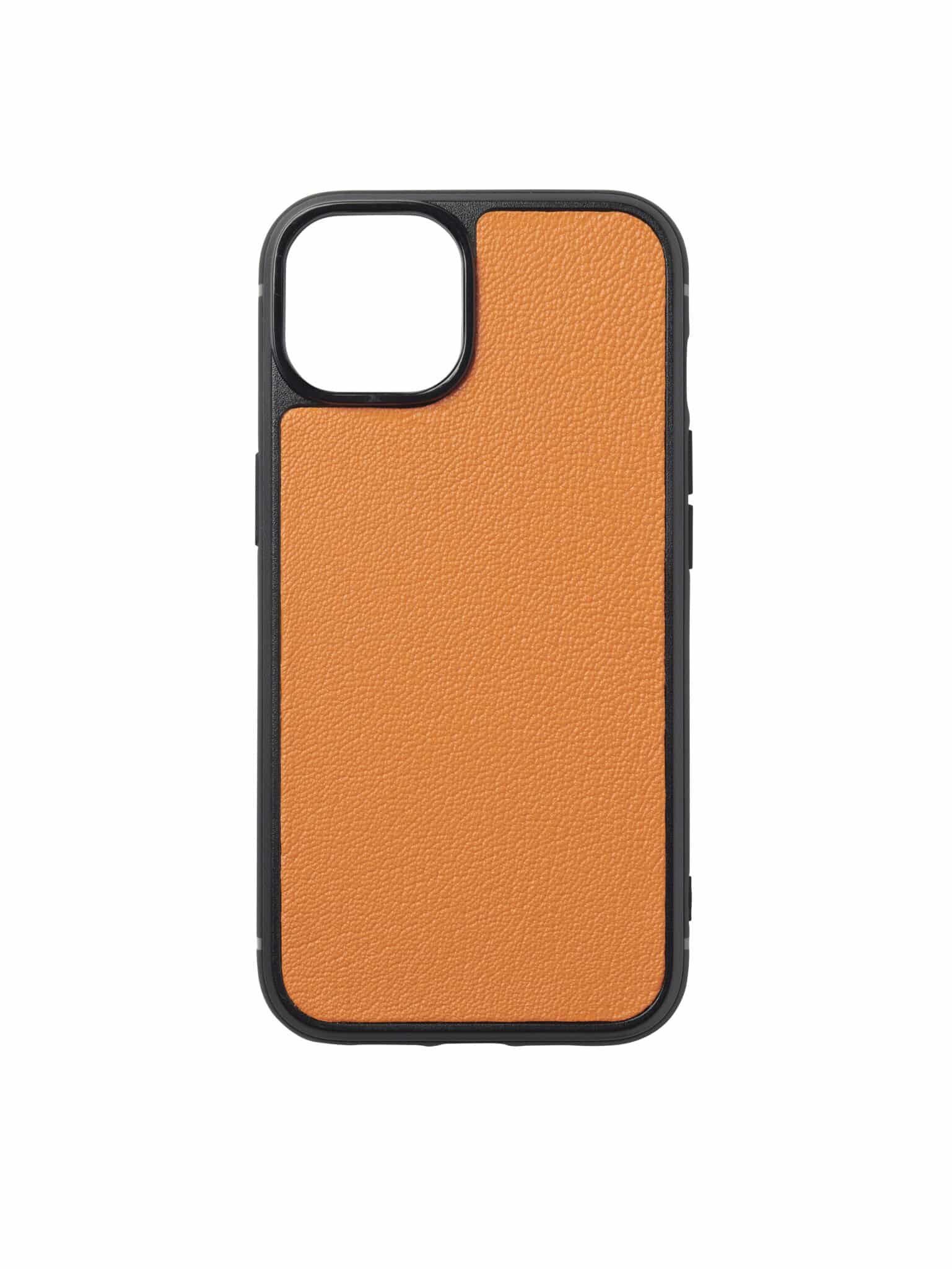 iphone case 14 leather calf orange