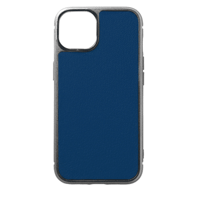 iphone case 14 leather calf blue