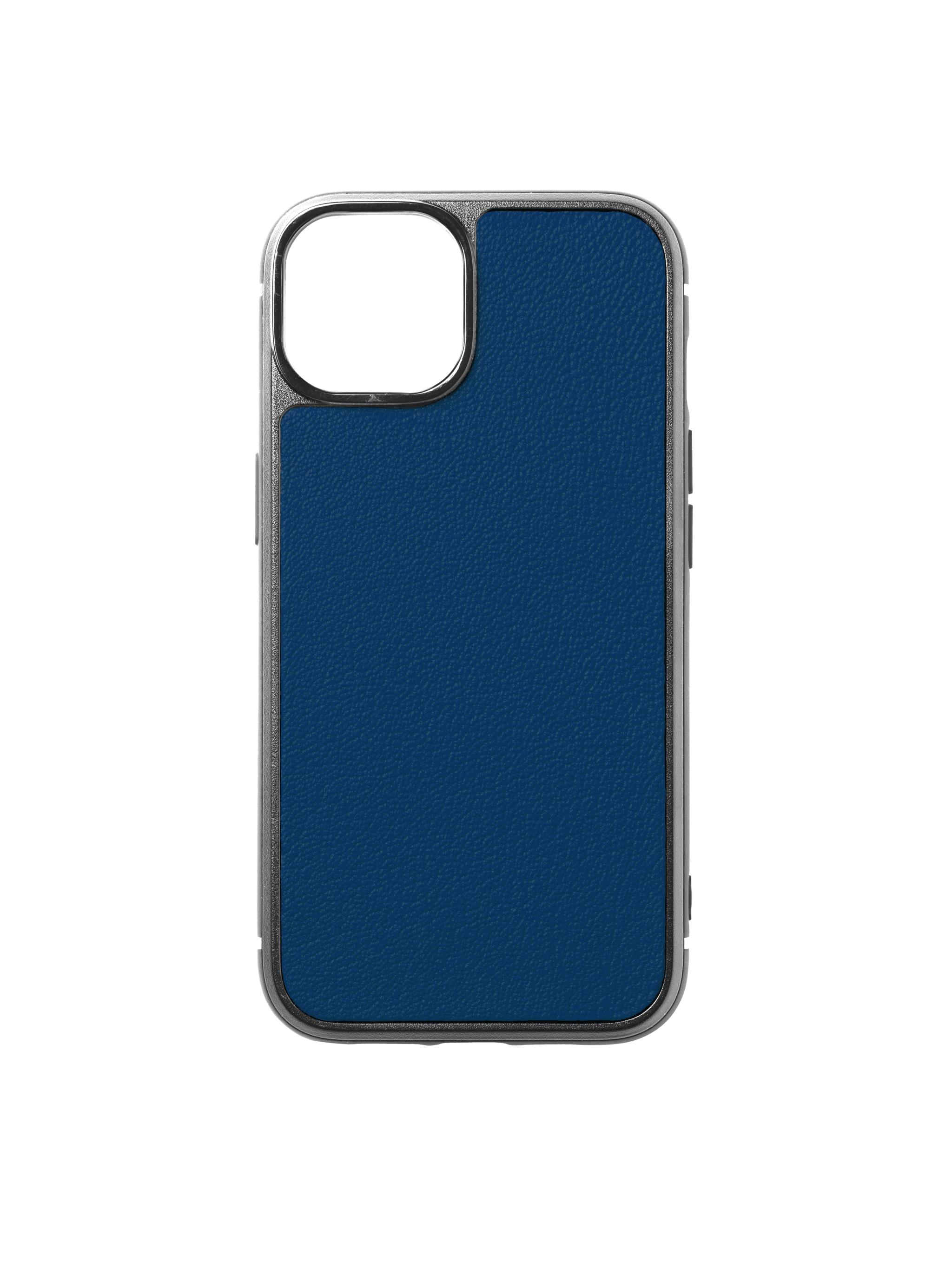 iphone case 14 leather calf blue