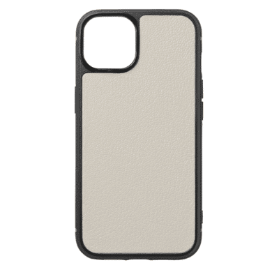 iphone case 14 leather calf white