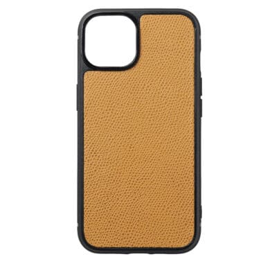 iphone case 14 leather calf light brown