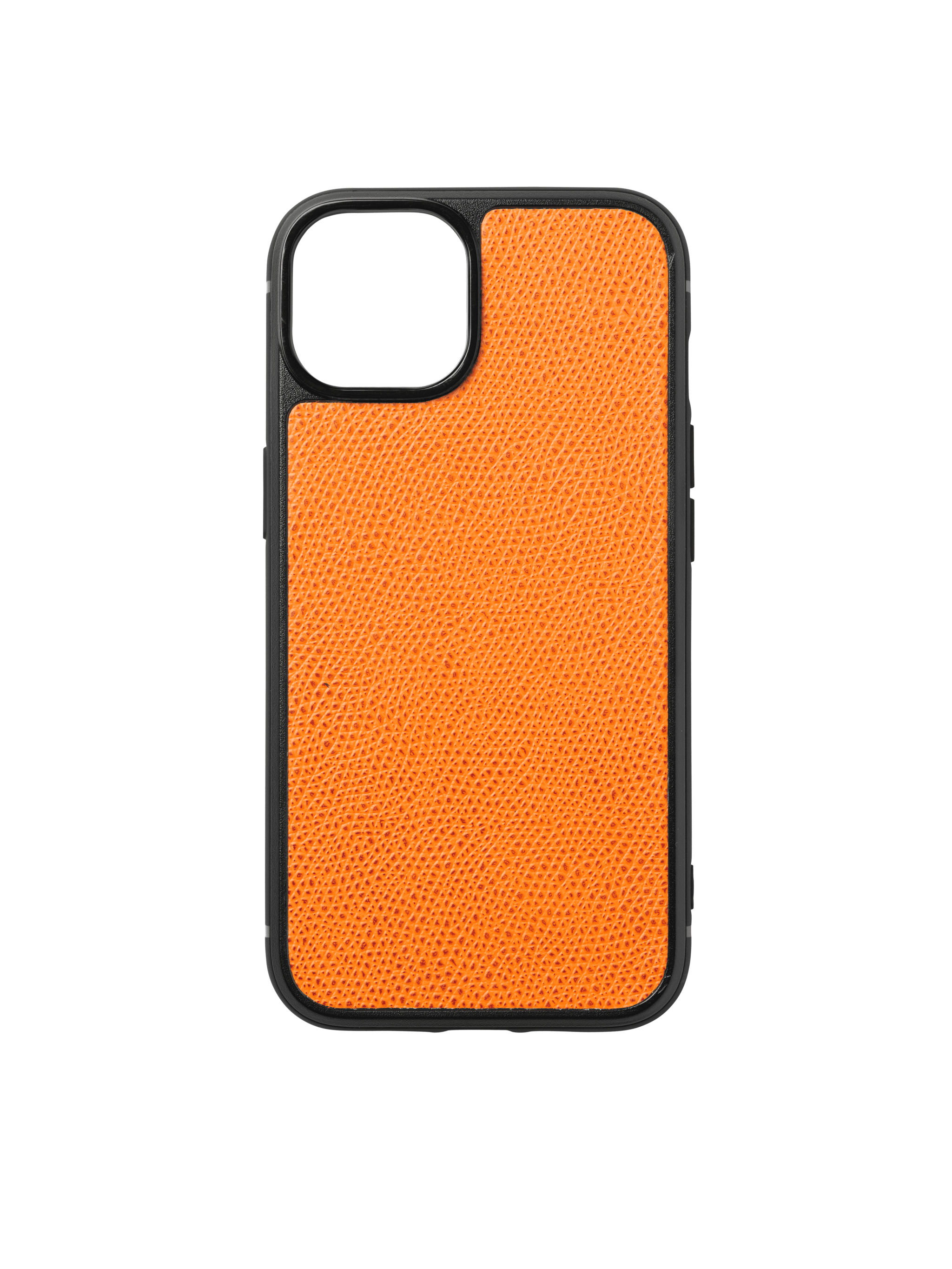 iphone case 14 leather calf orange