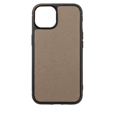 iphone case 14 leather calf grey