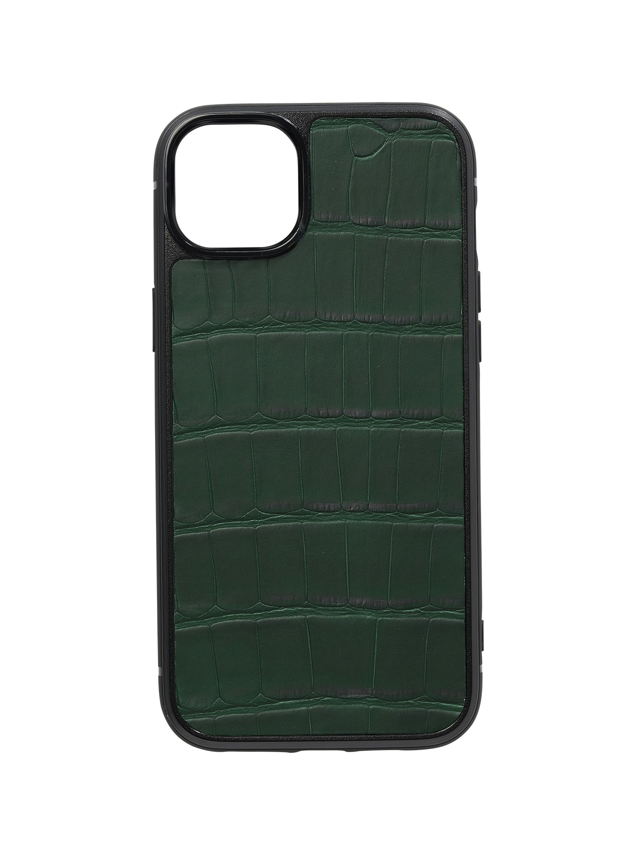 iphone case 14 leather crocodile green