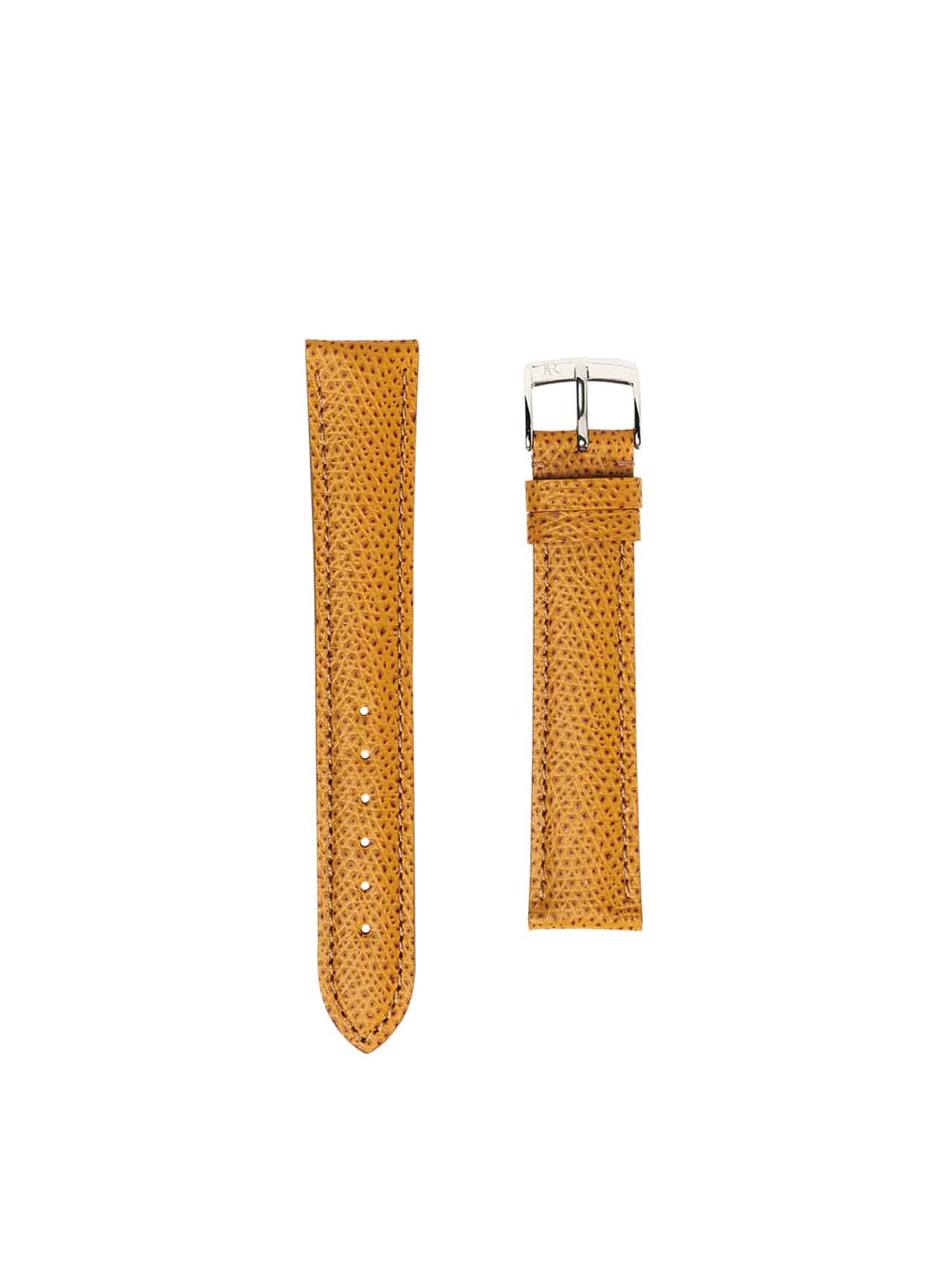 jean rousseau leather strap gold brown