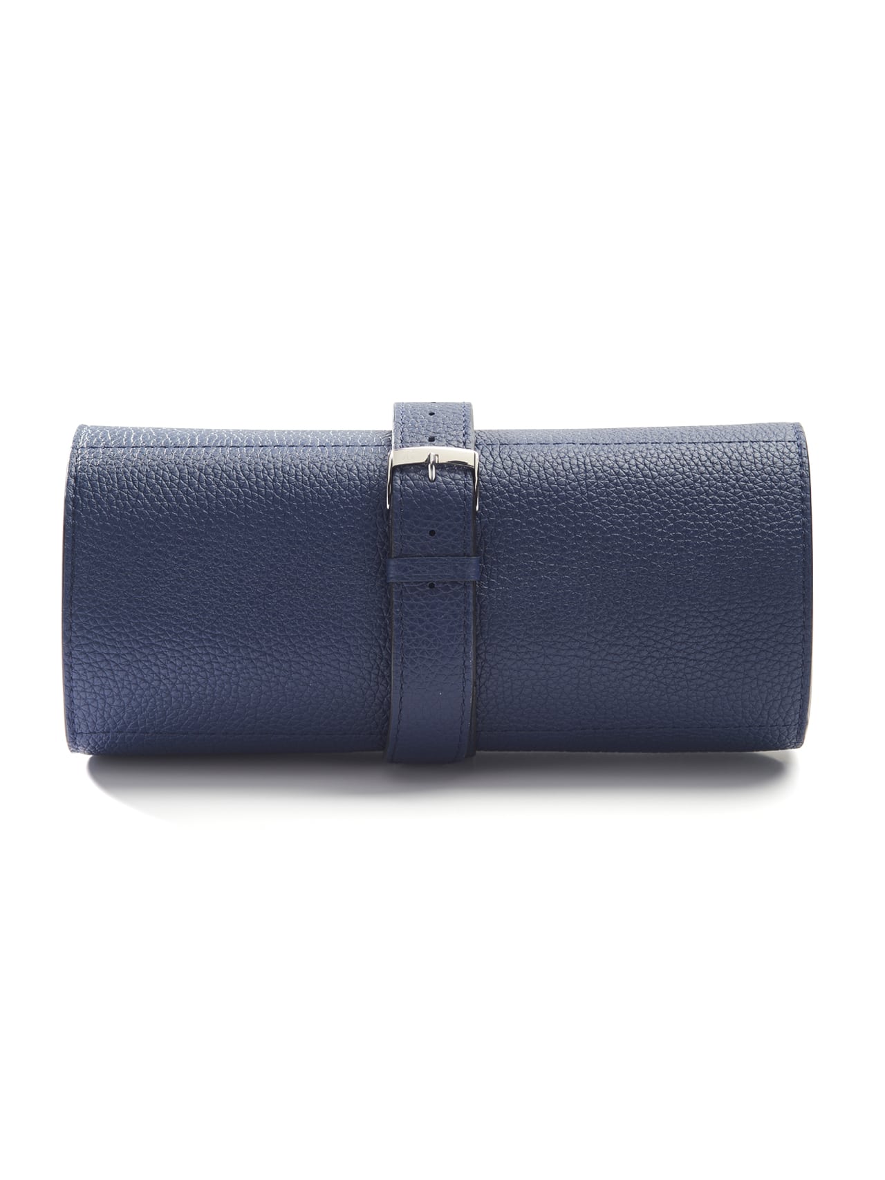 watch roll holster leather calf blue