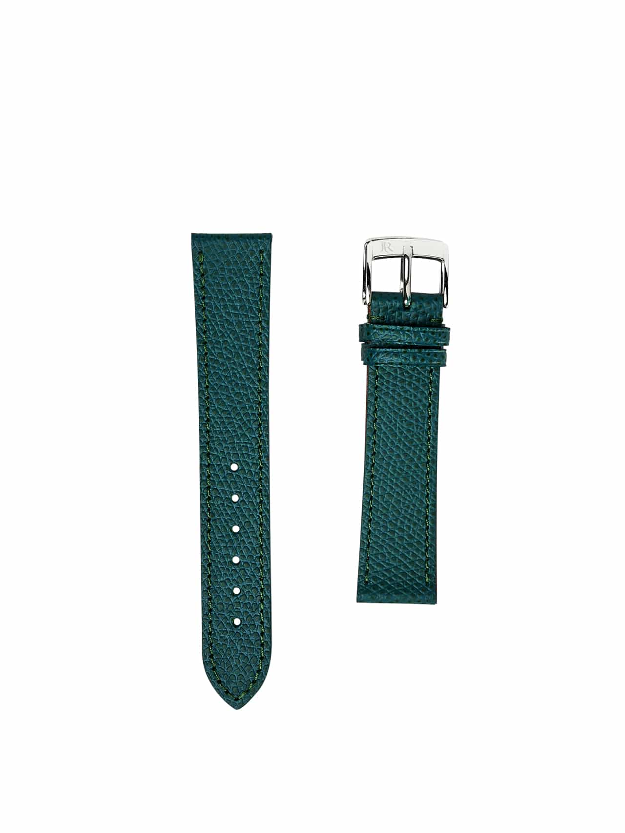 jean rousseau leather strap green brown